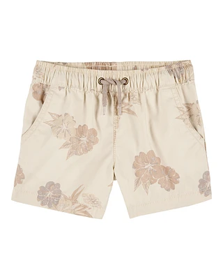 Toddler Floral Pull-On Short