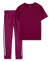 Kid 2-Piece Stretch Tee & Pants Set