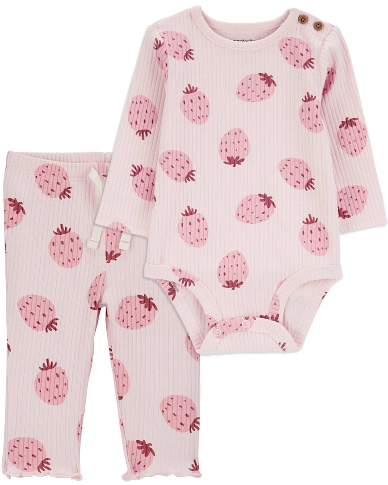 Baby 2-Piece  Long-Sleeve Bodysuit & Pants Set