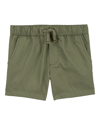 Baby Pull-On Poplin Shorts