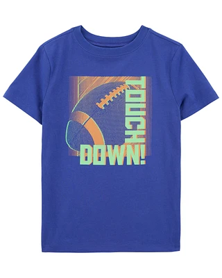 Kid Touchdown Football Graphic Tee