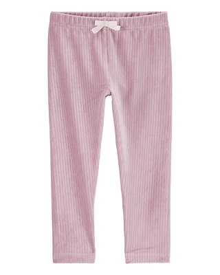 Toddler Pull-On Velour Pants