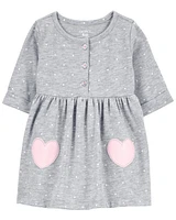 Baby Heart Jersey Dress