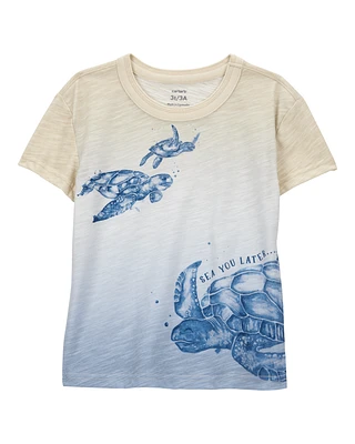 Baby Turtle Knit Short-Sleeve Tee