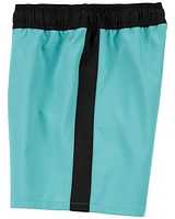 Kid Active Drawstring Shorts Moisture Wicking Fabric