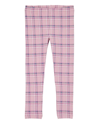 Baby Plaid Stretch Leggings