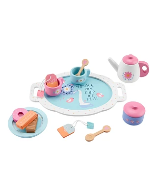 Toddler Wooden Tea & Cookie Set