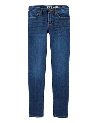 Kid Dark Wash Super Skinny-Leg Jeans