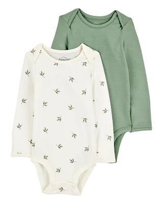 Baby 2-Pack Long-Sleeve Bodysuits