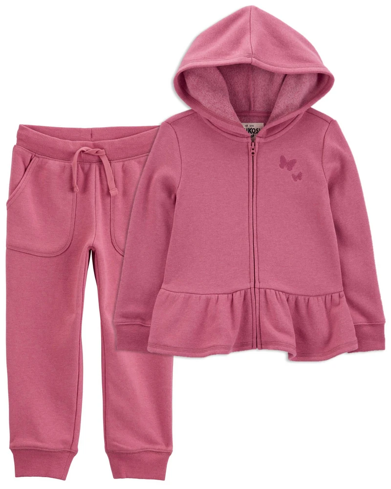 Baby 2-Piece Peplum Jacket & Joggers Set