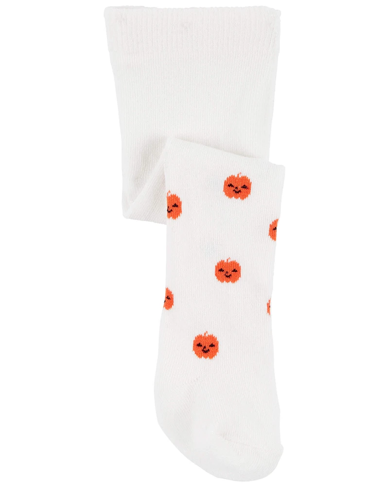 Baby Pumpkin Halloween Tights