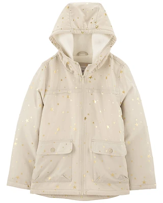 Kid Star Foil Mid-Weight Fleece-Lined Jacket