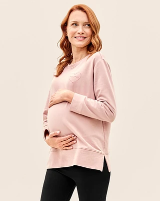 Adult Women's Maternity Mama Love Pullover