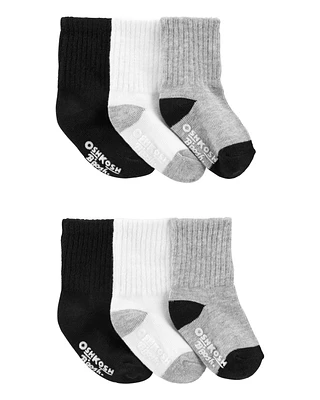 Baby 6-Pack Basic Crew Socks