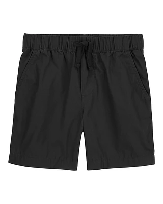 Kid Pull-On Poplin Shorts