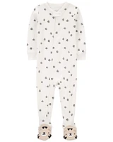 Toddler 2-Pack 100% Snug Fit Cotton 1-Piece Footie Pajamas