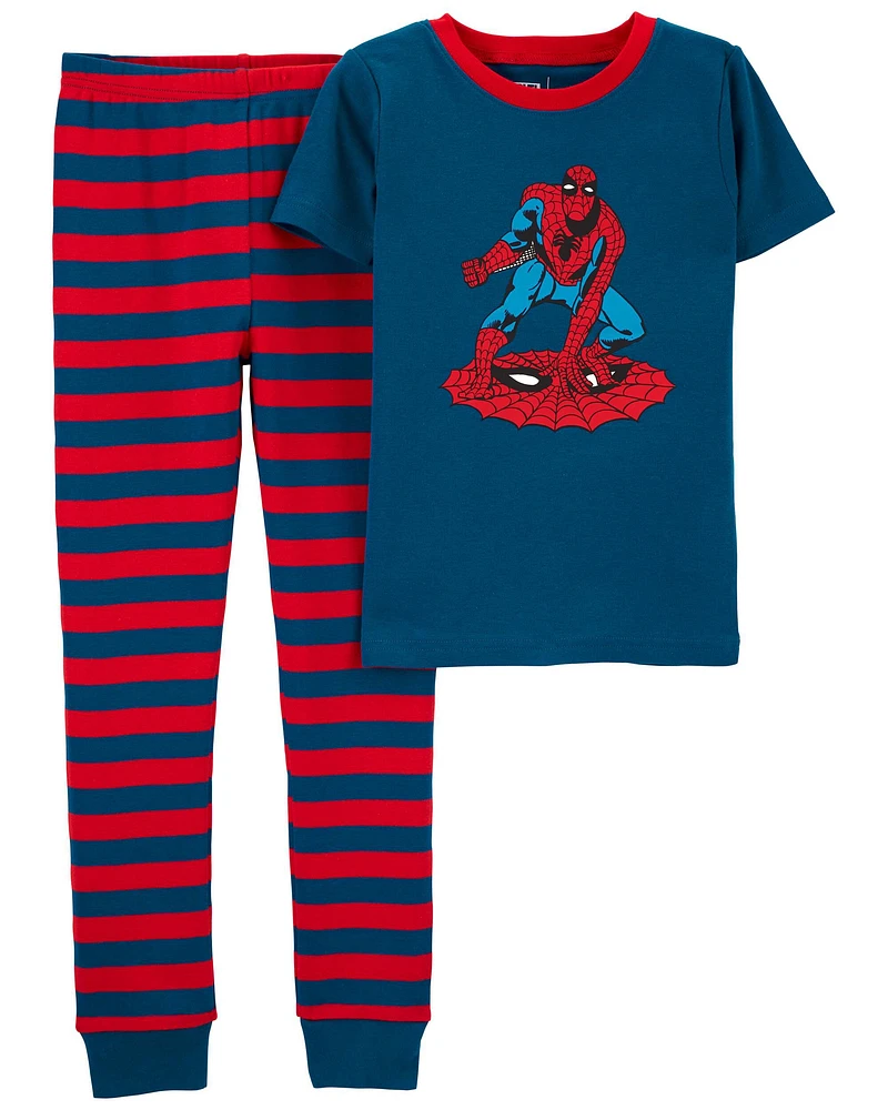 Kid 2-Piece Spider-Man 100% Snug Fit Cotton Pajamas