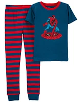 Kid 2-Piece Spider-Man 100% Snug Fit Cotton Pajamas