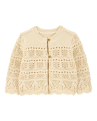 Baby Pointelle Cardigan