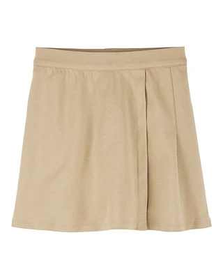 Kid Ponte Knit Uniform Skort