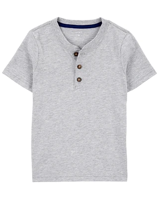 Baby Short-Sleeve Henley Tee