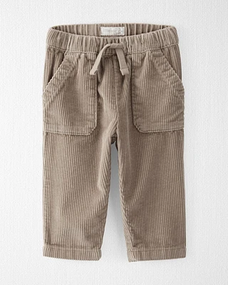 Baby Organic Cotton Corduroy Drawstring Pants