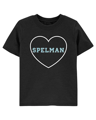 Toddler Glitter Spelman College Tee