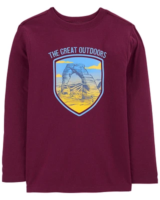 Kid The Great Outdoors Long-Sleeve Graphic Tee