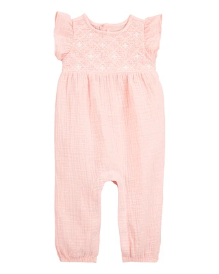 Baby Cotton Gauze Jumpsuit