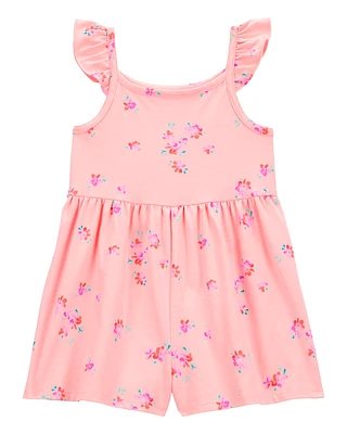 Toddler Floral Print Romper