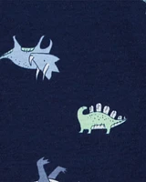 Baby Dinosaur 2-Way Zip Cotton Sleep & Play