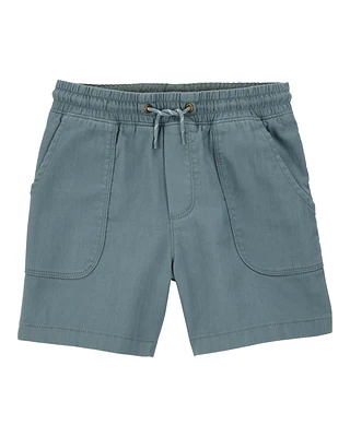Kid Pull-On Twill Shorts