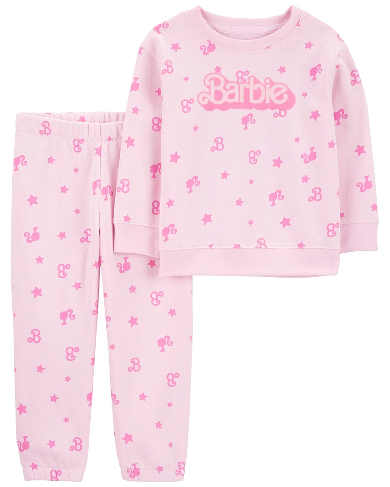 Toddler 2-Piece Barbie Sweatshirt & Pant Set