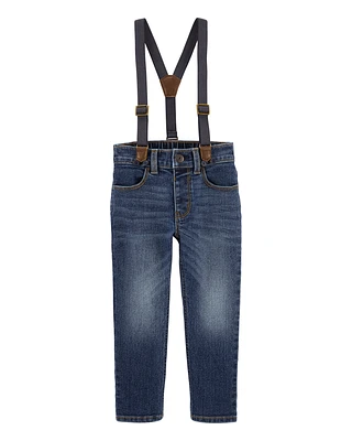 Toddler Favorite: Stretch Denim Suspenders