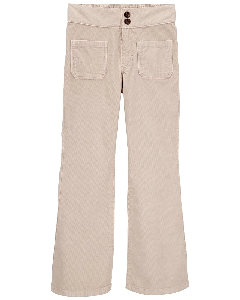 Kid Flared-Leg Corduroy Pants