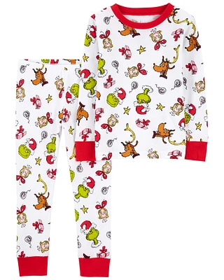 Toddler 2-Piece Christmas Grinch 100% Snug Fit Cotton Pajamas