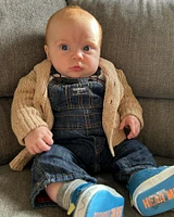 Baby Chunky Knit Button-Front Cardigan