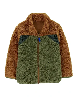 Toddler Sherpa Fleece Zip-Up Jacket