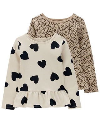 Kid 2-Pack Peplum Tops