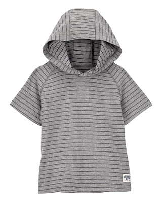 Baby Striped Hooded Shirt