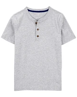 Kid Short-Sleeve Henley Tee