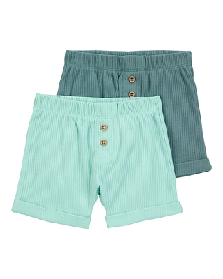 Baby 2-Pack Pull-On Shorts