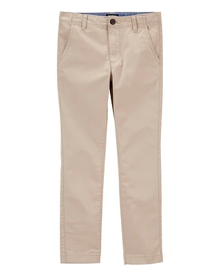 Kid Slim Stretch Chino Pants