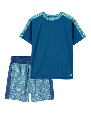 Kid 2-Piece Active Tee & Shorts Set