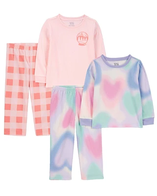 Toddler 4-Piece Fleece Pajamas