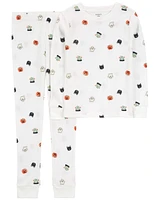 Kid 2-Piece Halloween Cotton Blend Pajamas