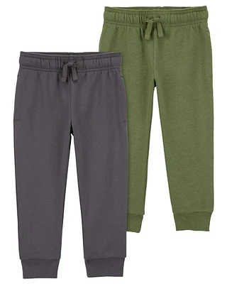 Baby 2-Pack Pull-On French Terry Joggers