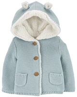 Baby Sherpa-Lined Hooded Jacket