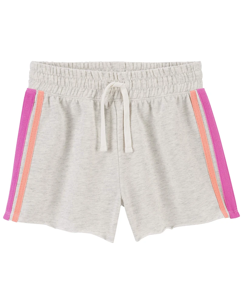 Kid Striped Drawstring Shorts