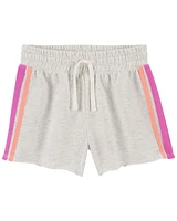 Kid Striped Drawstring Shorts